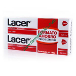 Pasta dentífrica LACER duplo 2x125 ml Precio Especial