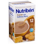 Nutriben Papilla de Cacao con galletas María 500 gr