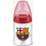 Nuk Biberón FC Barcelona Tet Ancha Silicona T1M 150ml 0-6 meses