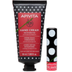 Apivita Pack Crema de Manos Jazmin + Labial Granada