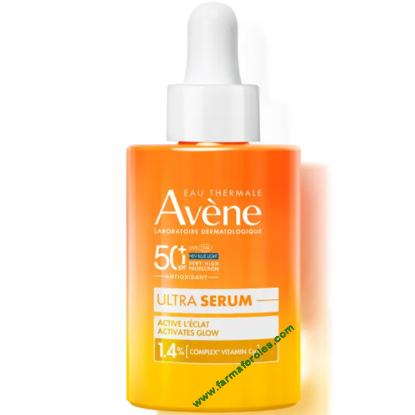 Avene Solar Ultra Sérum SPF50+ Activa la Luminosidad 30ml