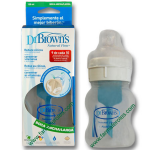 Dr. Brown's Biberón Boca Ancha 150ml Silicona Anticólico