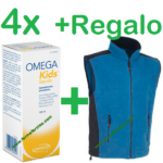 OMEGA Kids Sabor Limón Pack 4x 100ml liquido + REGALO Chaleco Polar