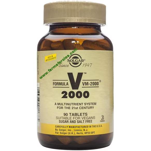 Solgar Fórmula VM-2000 Multivitamínico 90 Comprimidos