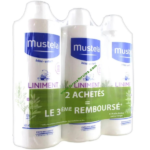 Mustela Linimento para Higiene de la zona del Pañal Triplo 3x 400ml