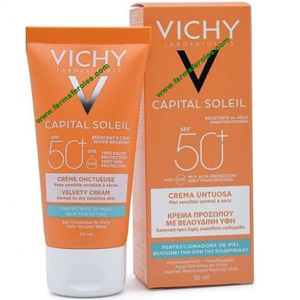Vichy Capital Soleil Crema Untuosa SPF50+ Rostro 50ml