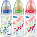 Nuk Biberón 300ml First Choice Latex Surtido T2L papilla 6-18M