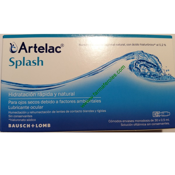 Artelac Splash 0,5ml 30monodosis