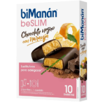 Bimanan BeSlim Sustitutivo Barrita Chocolate Negro y Naranja 10 ud
