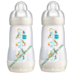 MAM Biberón Anticólico 2 x 260ml Desmontable Neutro Silicona
