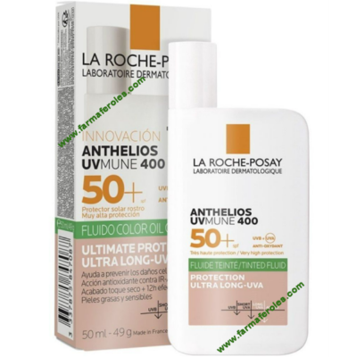 La Roche Posay Anthelios UVMUNE400 SPF50+ Fluido Color Oil Control