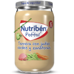 Nutriben Potito Ternera con Judias Verdes y Zanahorias 235g