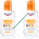 Eucerin Sun Duplo Spray Infantil FPS50+ 2x 200 ml Piel Atópica