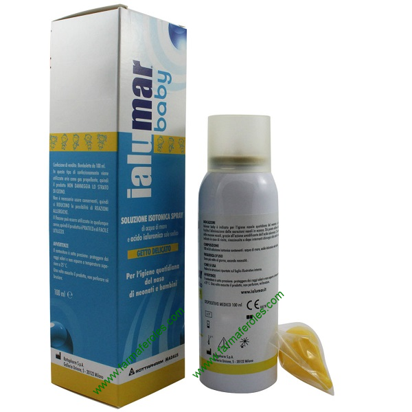 Ialumar Baby 100ml Spray Agua Mar con Ácido Hialurónico desde bebés