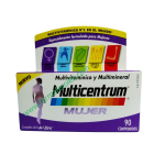 Multicentrum Mujer 90 Comprimidos Multivitamínico y Multimineral