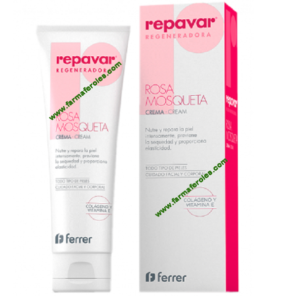 Repavar Regeneradora Crema Reparadora a la Rosa Mosqueta 125ml