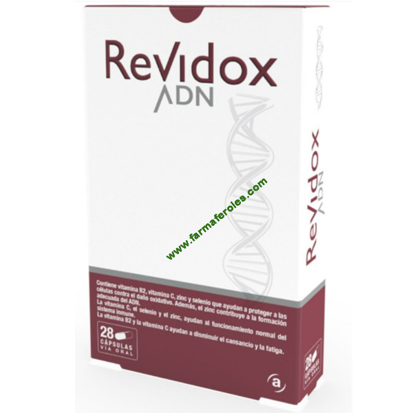 Revidox ADN 28 Cápsulas Protege y Alarga la Vida Celular.