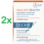 Ducray Anacaps Reactiv 60 Cáps Anticaída 2 Meses. 30Cáps +Regalo 1 Caja