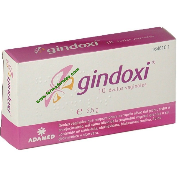 Gindoxi Óvulos Vaginales 10uds