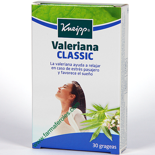 Kneipp Valeriana Classic 30 grageas