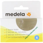 Medela Tetina Flujo Lento Silicona Pack 2uds Talla S 0-3 Meses
