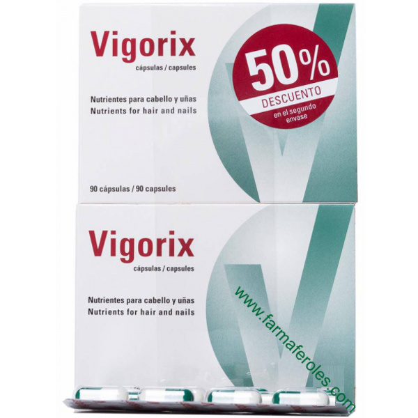 Vigorix Duplo 2x 90 Cápsulas 2ª 50% Descuento