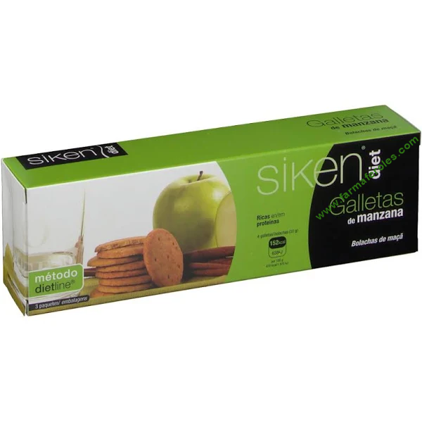 Siken Diet Galletas de Manzana 15uds