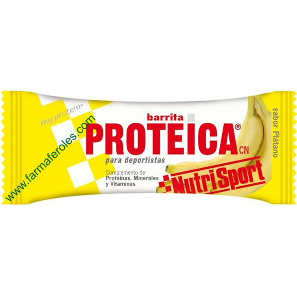 NutriSport Barrita Protéica 24 Unidades Sabor Plátano 46 gr