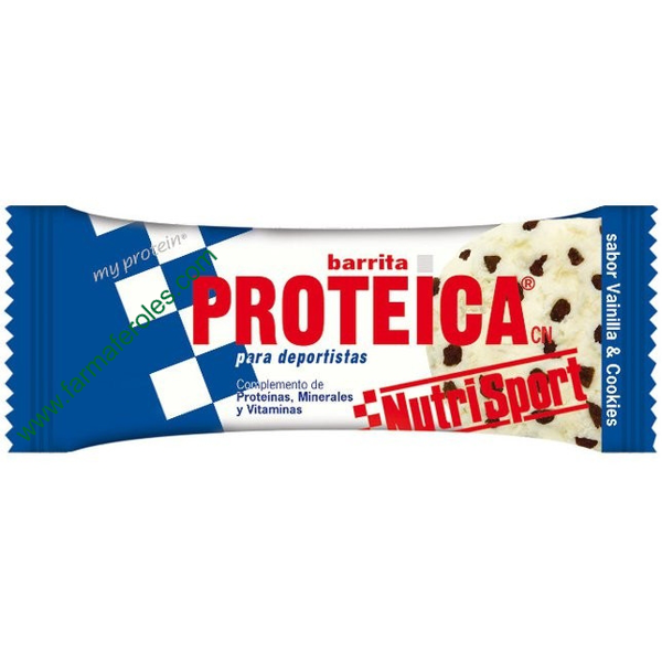 NutriSport Barrita Protéica Sabor Vainilla con Minerales y Vitamin