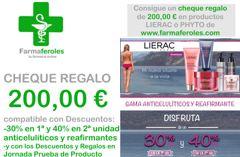 ¡Sorteamos un Cheque Regalo de 200,00 € en productos LIERAC!