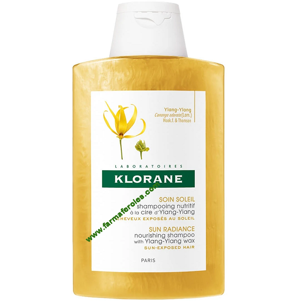 Klorane Champú Cera de Ylang-Ylang 200ml Nutrición Intensa