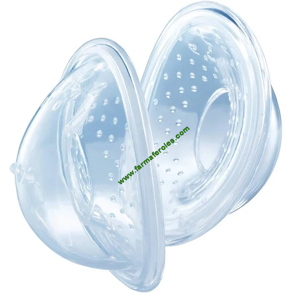 Nuk Set Conchas de Silicona Recogen exceso leche Protegen Pezón - Imagen 2
