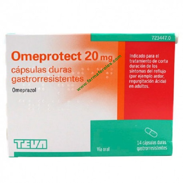 Omeprotect 20mg 14cápsulas en blister