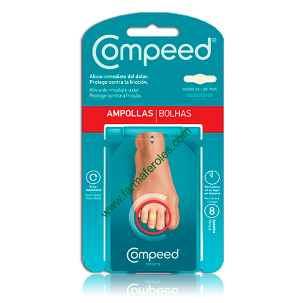 Compeed Ampollas Dedos de los Pies - 8 Unidades