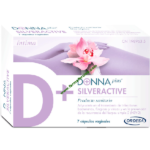 DonnaPlus Silveractive 7 Cáp Vaginales Trat y Prevención Infecciones