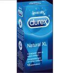 Durex Natural XL 12 Preservativos más Grandes