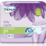 TENA Silhouette Blanco Cintura Baja Talla Mediano 10 uds antes Pants M