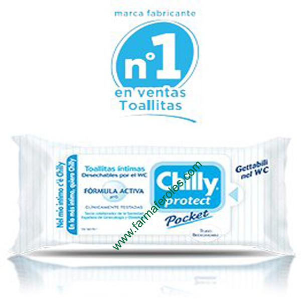 Chilly Pocket Toallitas Protección Fórmula Activa 12ud