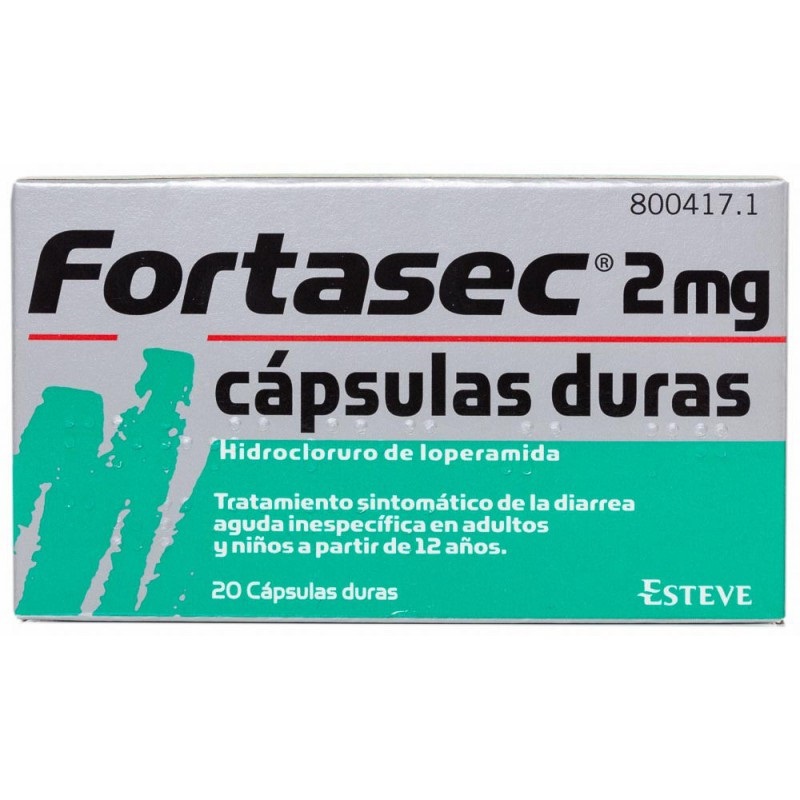 Fortasec 2 mg 20 Cápsulas duras