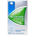 Nicorette Ice Mint 2 mg 105 chicles medicamentosos