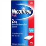 Nicotinell Fruit 2 mg 96 chicles medicamentosos