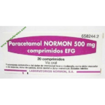 Paracetamol Normon 500mg 20comprimidos