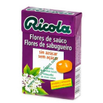 Ricola Caramelos Sin Azúcar Flor de Sauco Caja 50g