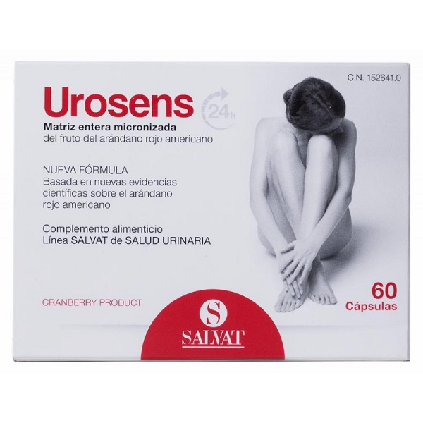 Urosens 120 mg 60 Cápsulas. Envase para 2 Meses