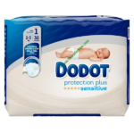 Dodot Pro Sensitive Talla1 38Pañales Nuevo tamaño (antes 28)