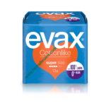 Evax Cottonlike Super con Alas 12 Compresas