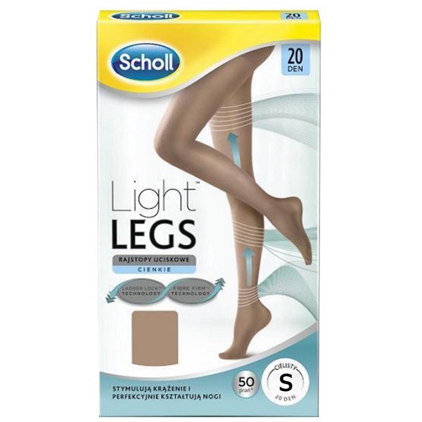 Dr Scholl Medias Light Legs 20 DEN Carne T-S Mejoran la Circulación