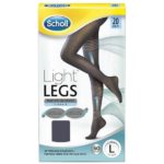 Dr Scholl Medias Light Legs 20 DEN Negro T-L Mejoran la Circulación