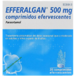 Efferaldol 500 mg 20 comprimidos efervescentes antes Efferalgan