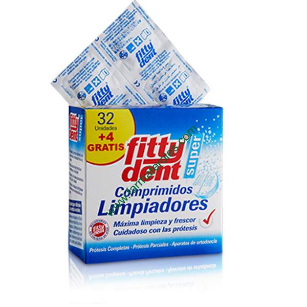 Fittydent Super Comprimidos Limpiadores 32ud